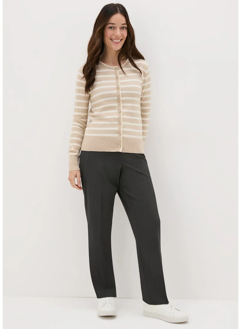 Matalan Et Vous Grey Straight Leg Trousers