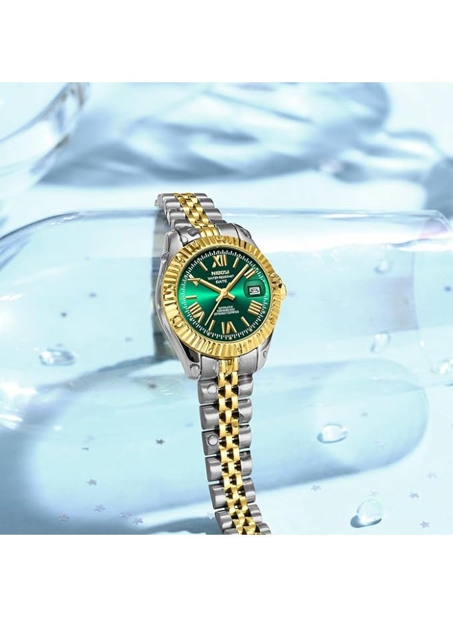 NIBOSI Women Watch Analog Quartz Stainless Steel Waterproof Classic Desiger Date Watches for Women - Image 4