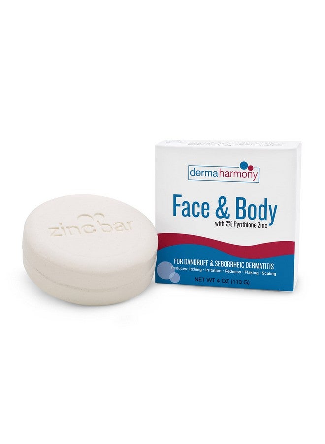 ديرماهارموني صابونة ديرماهارموني لتنظيف الوجه والجسم مع بيريثيون الزنك بنسبة ٢٪ (٤ أونصة) - Image 1