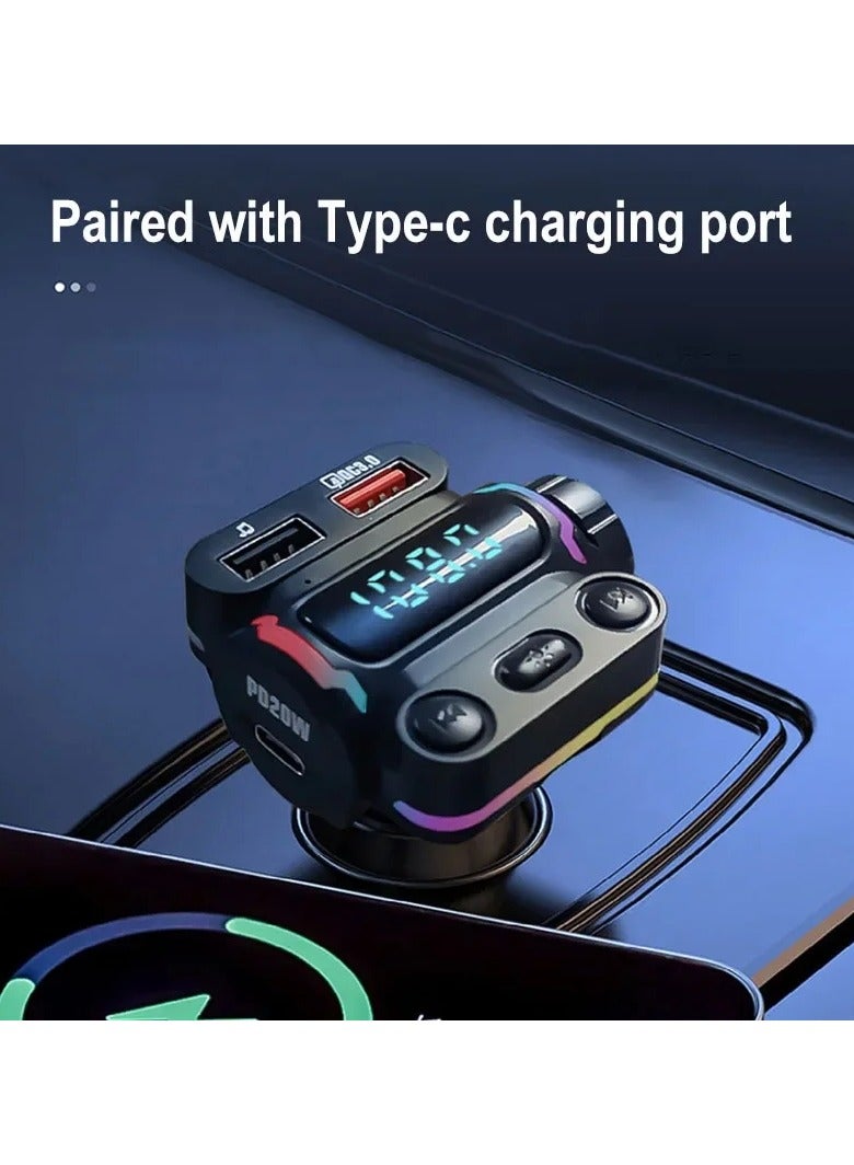 Car charger for phones fast and Bluetooth operation and reception - Image 2