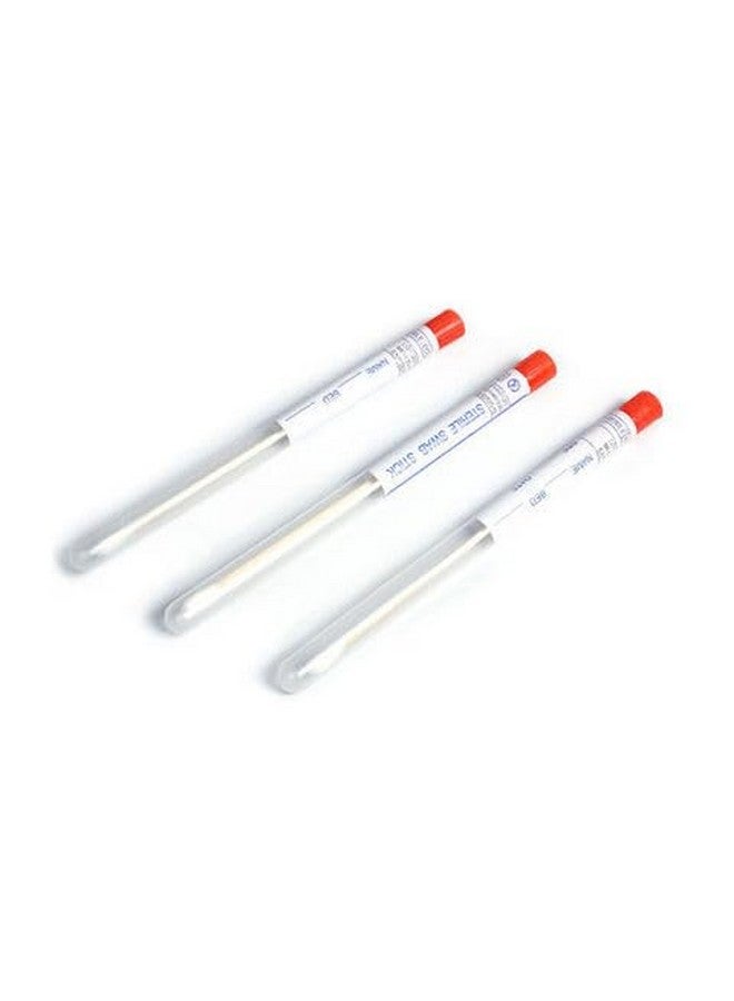 Lisamed Wooden Sterilized Swab Sticks in Plastic Tubes (Pack of 50 Pieces) - Image 1