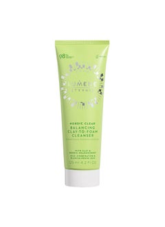Lumene Nordic Clear [Tyyni] Balancing Claytofoam Cleanser Daily Face Wash & Makeup Remover For Oily Combination & Blemishprone Skin Vegan Makeup Remover Cleanser (4.2 Oz)  - Image 1