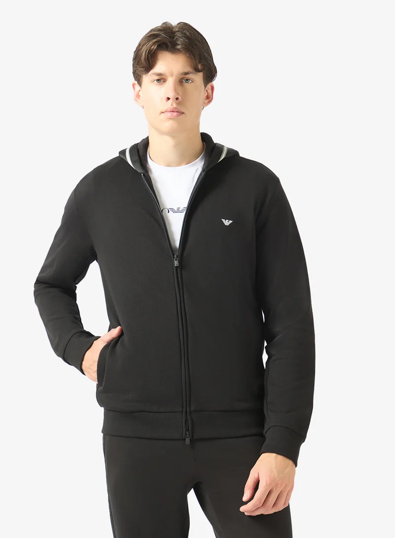 امبوريو ارماني Casual Zip Through Hoodie