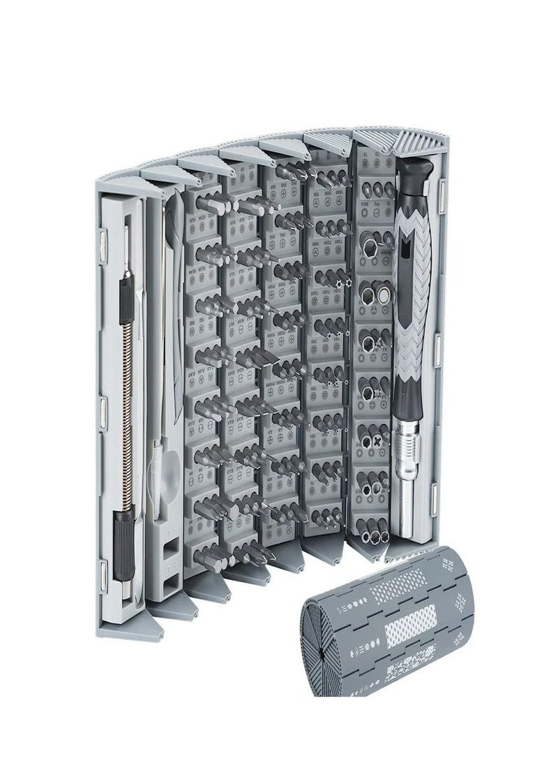 Arabest 126 Piece Precision Screwdriver Set Magnetic Driver Kit with Flexible Shaft Professional Magnetic Repair Tool Kit for Computer Laptop Macbook  - Image 1