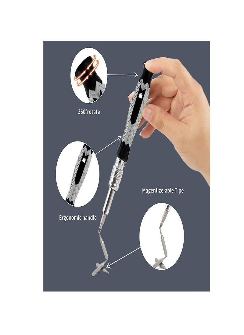 Arabest 126 Piece Precision Screwdriver Set Magnetic Driver Kit with Flexible Shaft Professional Magnetic Repair Tool Kit for Computer Laptop Macbook  - Image 3