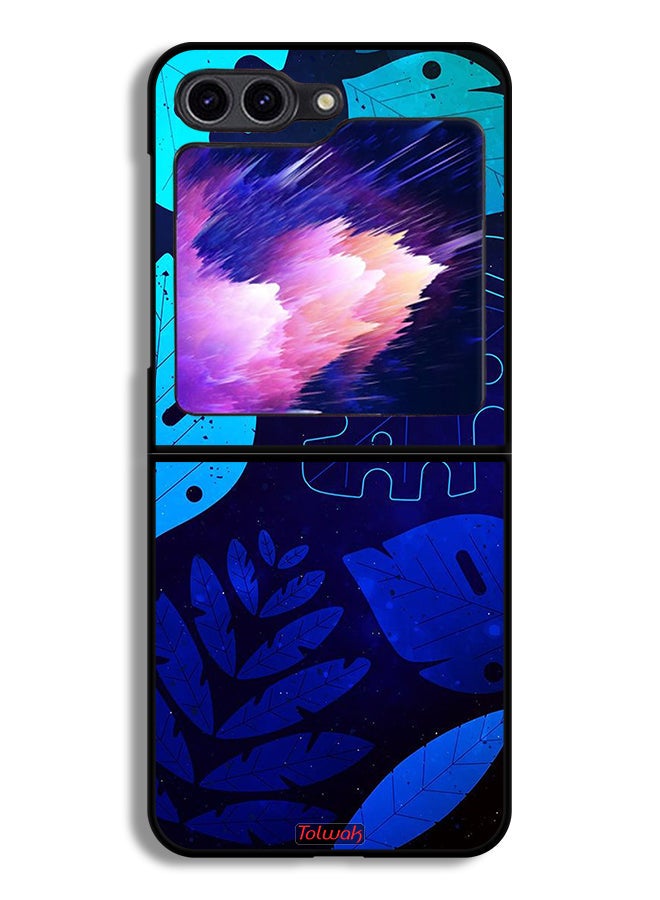Tolwak غطاء حماية لجهاز سامسونج جالكسي Z Flip6 بنمط أوراق الشجر - Image 1
