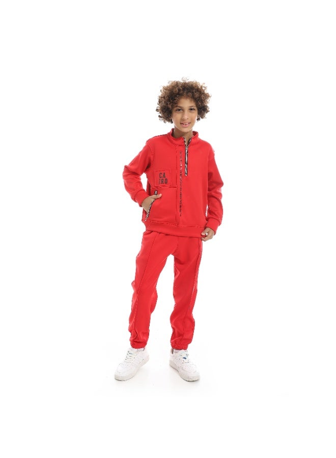 سيزار ترنج أولادي شتوي ضهر قطيفة من الداخل وسستة علي الصدر - Image 1