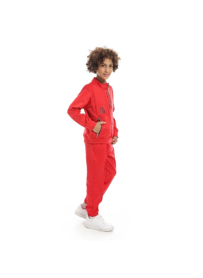 سيزار ترنج أولادي شتوي ضهر قطيفة من الداخل وسستة علي الصدر - Image 3