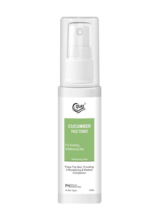 Quat Cucumber face Toner | For Soothing & Balancing Skin | Refreshing Skin | All Skin Types | 100 ml - Image 1