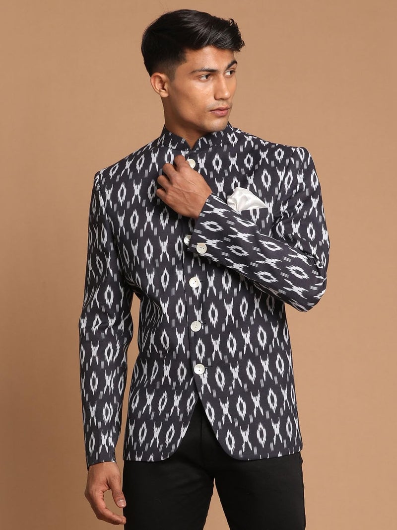 VASTRAMAY Men's Black Jodhpuri_VASMJP012BL_40 - Image 2