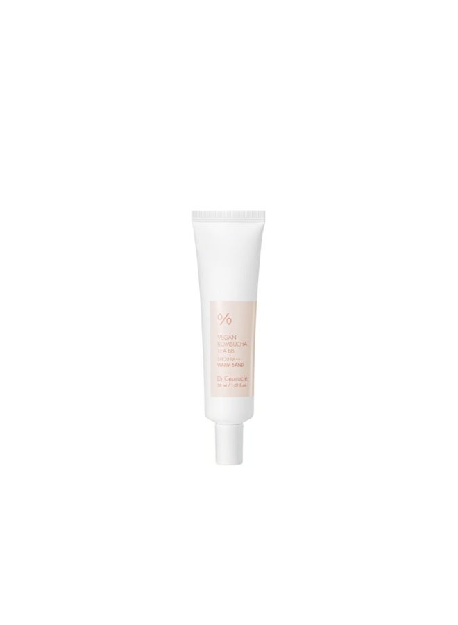 كريم أساس دكتور سيوراكل النباتي بنكهة شاي الكومبوتشا مع عامل حماية من الشمس SPF30، لون رملي دافئ، 30 مل - Image 1