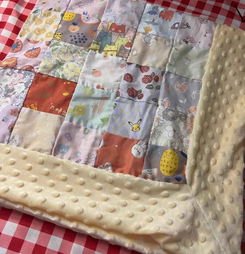 LMAEZNER 6Pcs 20" x 20" Cotton Fabric DIY Making Supplies Quilting Patchwork Fabric Fat Quarter Bundles DIY for Quilting Cotton Patchwork Cushions (Strawberry, 20" x 20") - Image 5