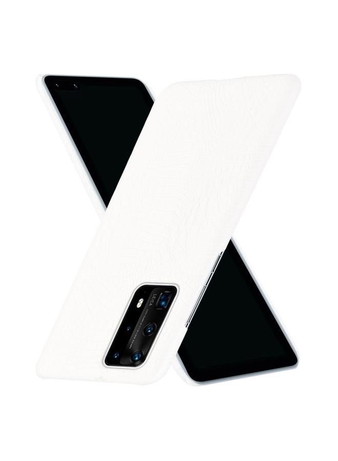 زبون جراب لهاتف Huawei P40 Pro+ / P40 Pro Plus مقاوم للصدمات مصنوع من جلد التمساح PC + PU - Image 2