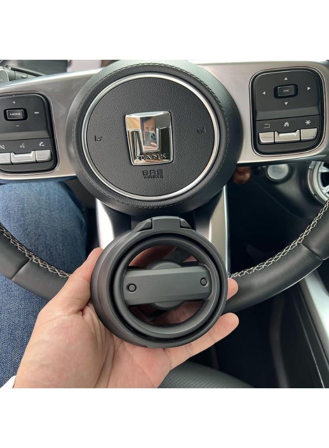 فيريكس حامل أكواب مثبت على مخرج الهواء لسيارة Tank 300 – حامل مشروبات متعدد الاستخدامات لنسخة Iron Cavalier 02، مناسب للقهوة وزجاجات الماء والشاي بالحليب – إكسسوار تعديل داخلي لكونسول Tank 300 - Image 1