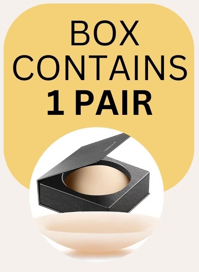 Glowudz silicone nipple covers reusable ultra soft self adhesive breast covers with storage box for women - Image 5