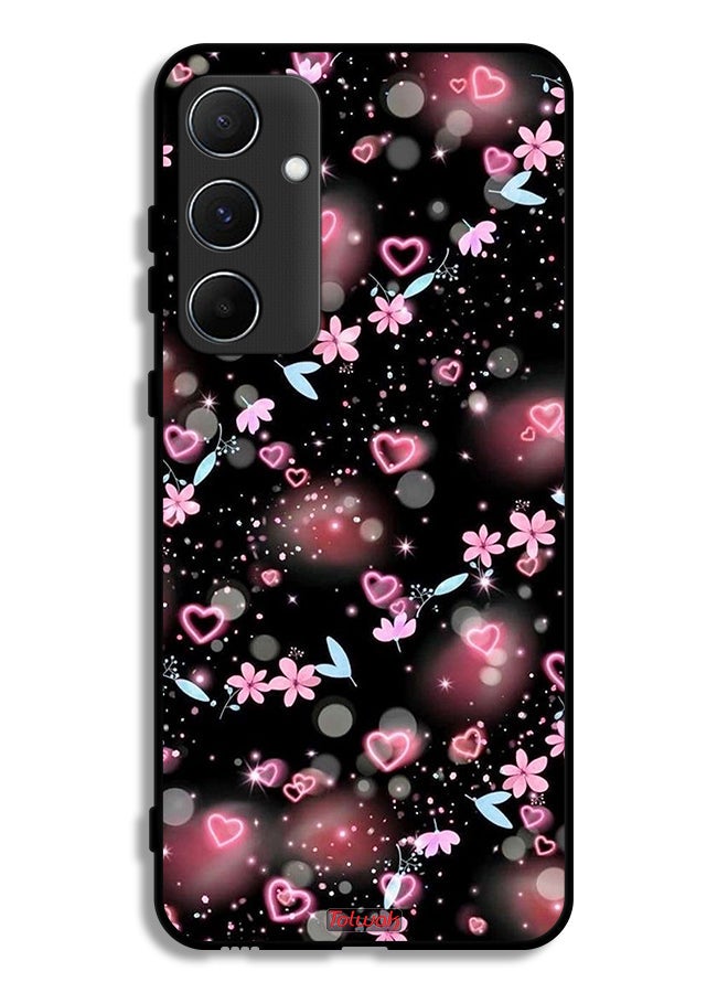 Tolwak Samsung Galaxy A55 5G Protective Case Cover Small Hearts And Flowers  - Image 1