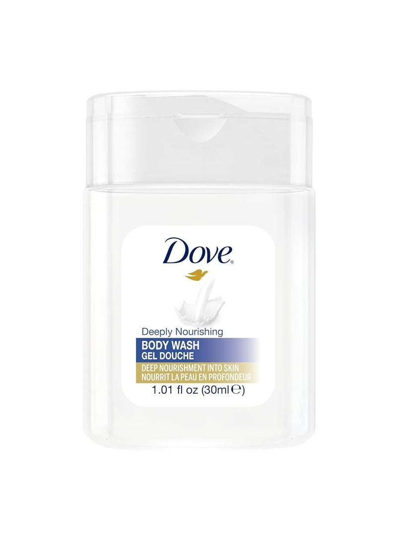 Dove Deeply Nourishing Mini Body Wash And Body Lotion And Shampoo And Conditioner Set 30 ML 4 Pcs - Image 3