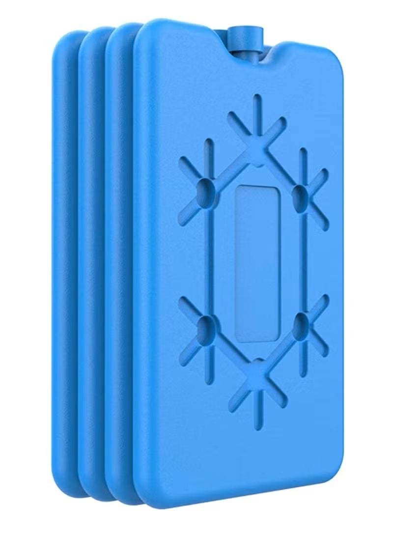 4 Pcs Ice Packs for Lunch Box, Reusable Ultra Thin Freezer Packs Long Lasting for Coolers, Cooler Bag for Work, School, Picnic or Camping Keep Food Fresh Lightweight Design for Easy Carrying - Image 1
