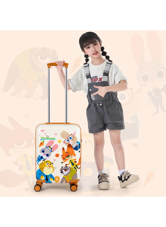 Mesuca X Disney Zootopia Kids 18-inch Luggage Boys Girls Travel Suitcase With Combination Lock