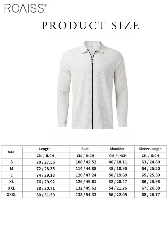 Mens Polo Shirt Zip Lapel Solid Stripe Print Long Sleeve Muscle Shirt Workout Winter Spring Athletic Plain T Shirt - pzsku/ZDCD64F8B329BCE7A1588Z/45/_/1717399886/26528c14-5fc3-4d62-ab41-f2105b1695d3