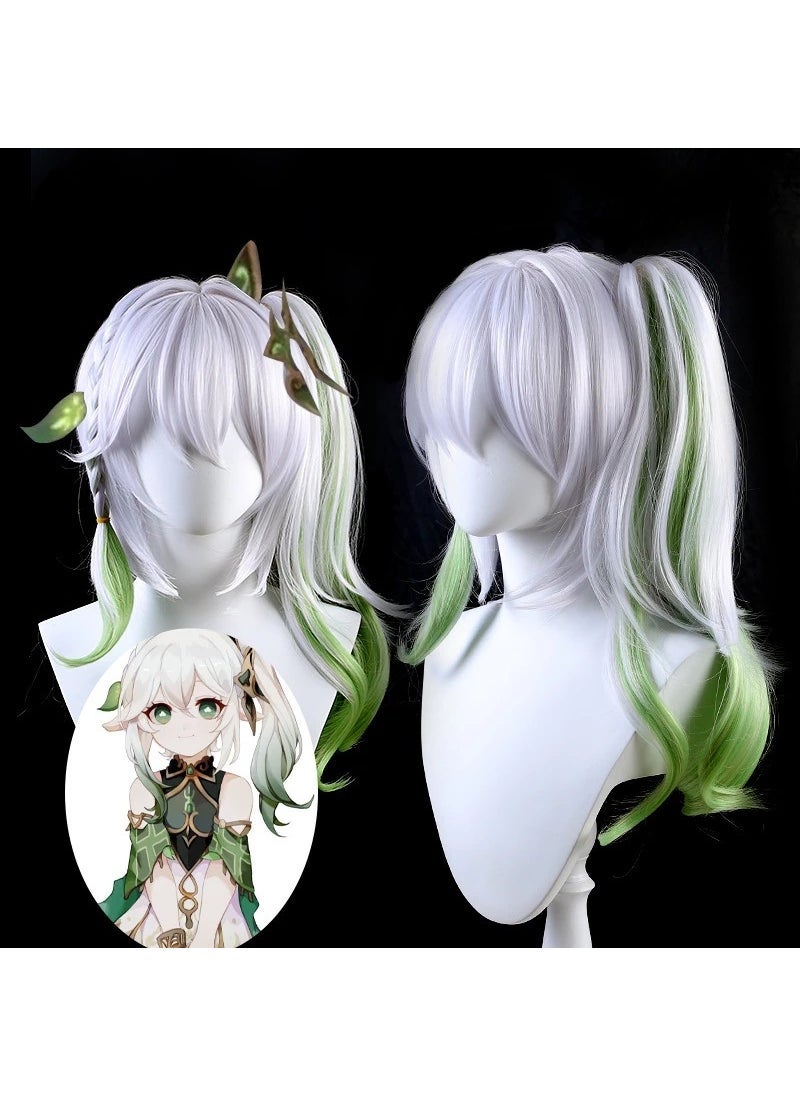 Arabest Original God grass God cos wig nasida nahida grass God Xumi single ponytail anime Mobile game wig Grass God wig 