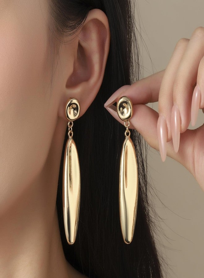 SALTY Pack of 2 Glorious Luxury Gold Earring for Women | Stylish Fashion Jewellery | Accessories for Girls | Minimal Jewelry | Ideal for Gifting | Marriage, Birthday | Gift for Valentine Day - Image 4