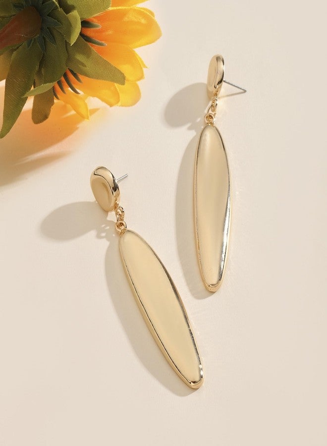 SALTY Pack of 2 Glorious Luxury Gold Earring for Women | Stylish Fashion Jewellery | Accessories for Girls | Minimal Jewelry | Ideal for Gifting | Marriage, Birthday | Gift for Valentine Day - Image 2