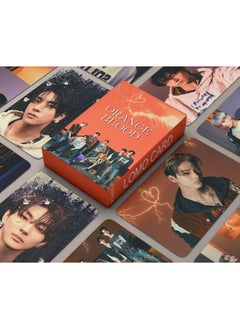 EHOME 55Pcs ENHYPEN New Album ORANGE BLOOD Lomo Card  - Image 1