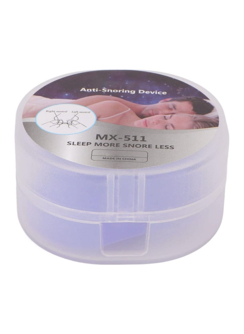 Portable Soft Silicone Anti-Snoring Nose Vents and Plugs - Snoring Prevention Device for Children (Includes One Anti-Snoring Device and Two Nasal Obstructions) Sleep Aid Solution.