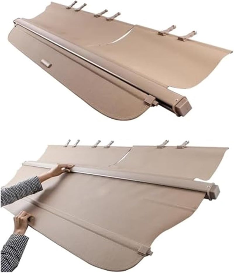 QASULER Rear Trunk Cargo Cover for Toyota Land Cruiser LC200 - Image 3