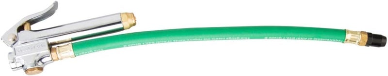 STEELMAN 75052 Straight Chuck Tire Inflator with Built-In Gauge and 12-Inch Hose - Image 1