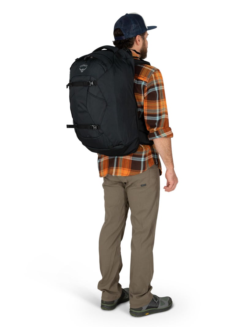 Osprey Farpoint 40L Men's Travel Backpack, Black - Image 3