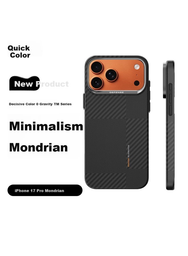 Defense Kevlar Magnetic Business Iphone 17 Pro Case For Men, Mondrian Balance - Image 1