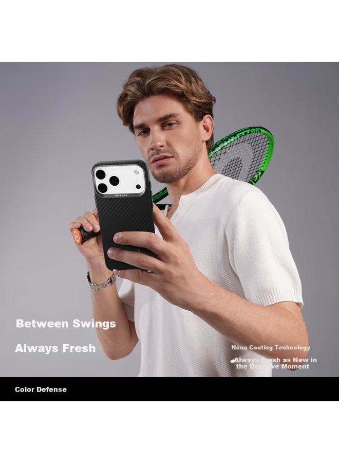 Defense Kevlar Magnetic Business Iphone 17 Pro Case For Men, Mondrian Balance - Image 3
