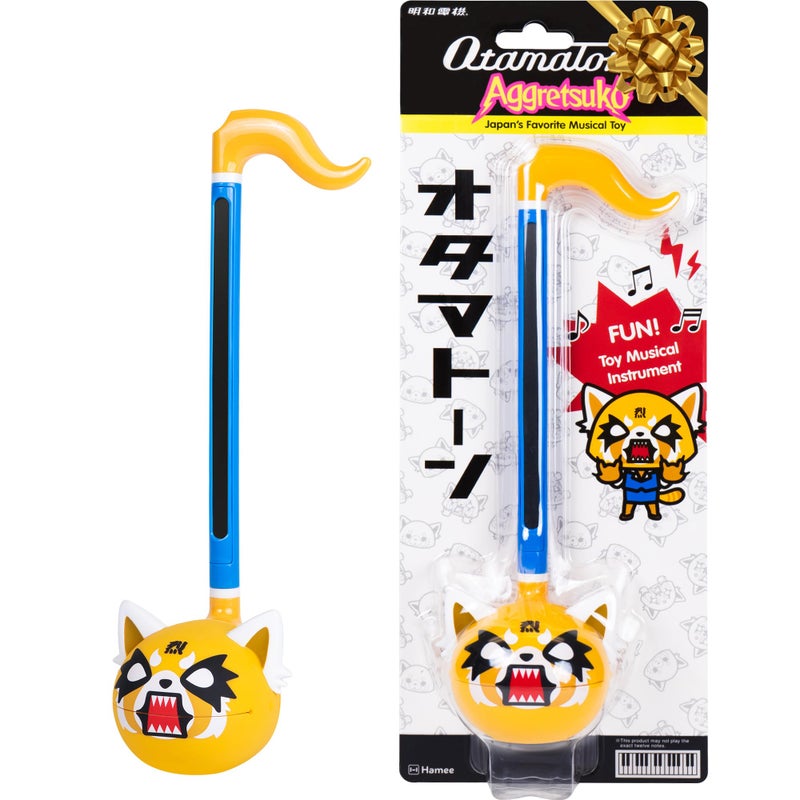 Otamatone Special Edition Sanrio Aggretsuko Rage Fun Electronic Musical Toy Synthesizer Instrument by Maywa Denki Official Licensed Includes Song Sheet and English Instructions - Image 2