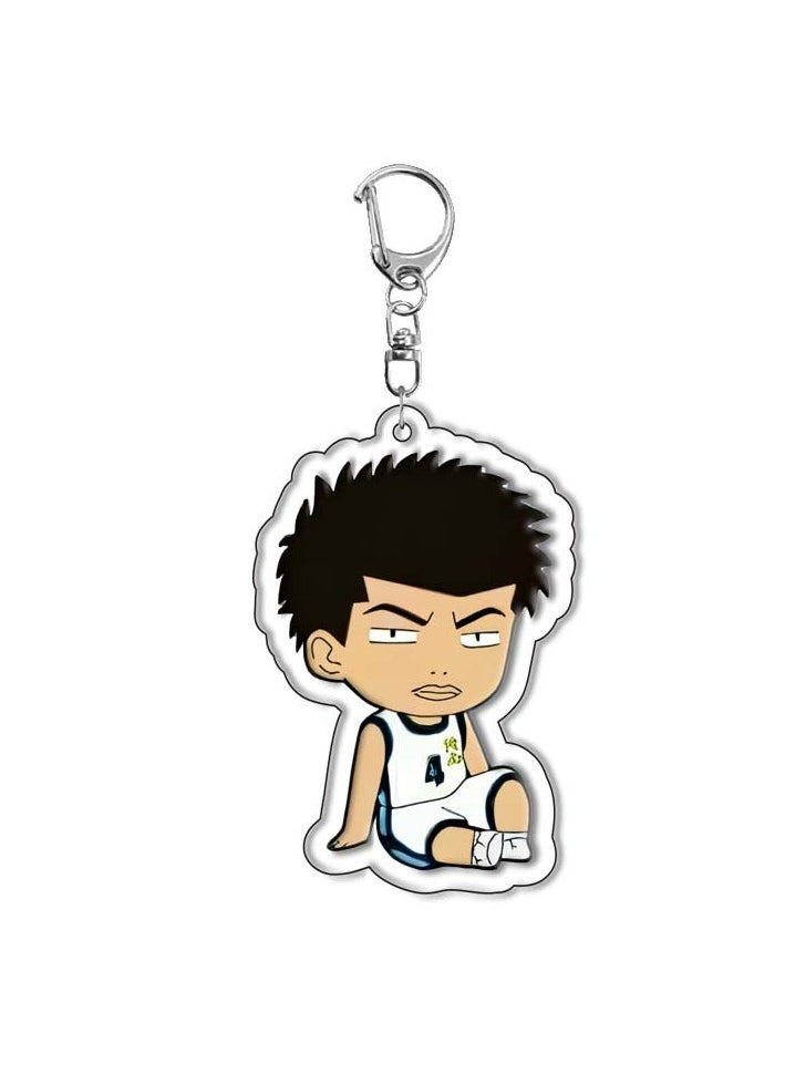 KUYING Creative Slam Dunk Keychain Student Backpack Pendant 