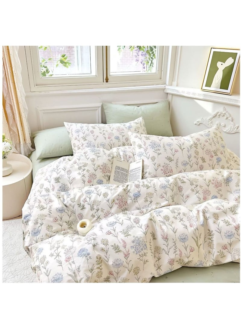 100% cotton,high quality duvet cover set , king size ,6pcs set with duvet cover 220*240cm + fit sheet and 4pcs pillowcases