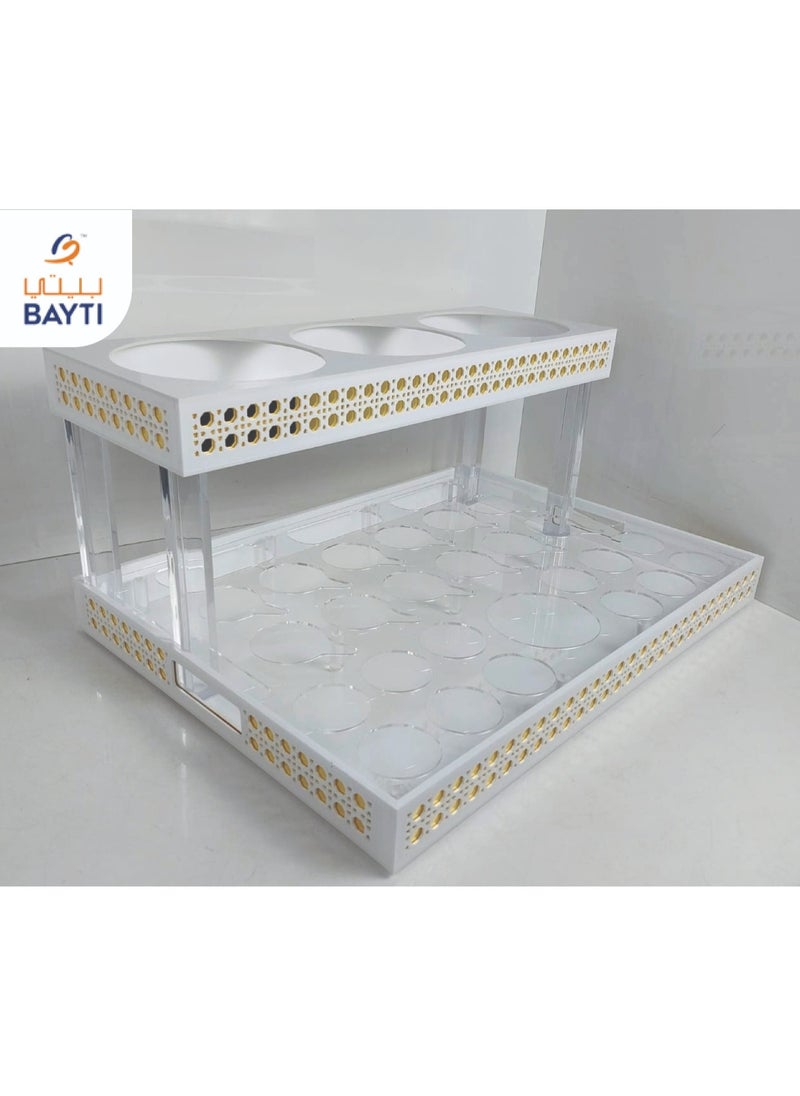 بيتى بريوش دبل ستوري 12x12 لأكواب وصحون دلة  - Image 3
