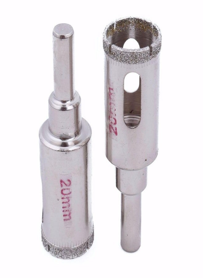 A AND S Tools A AND S TOOL® 2Pcs Diamond Hole Saw 3/4" inch 20mm Tip Tile Drill Bits Tools for Stone Ceramic - Image 1