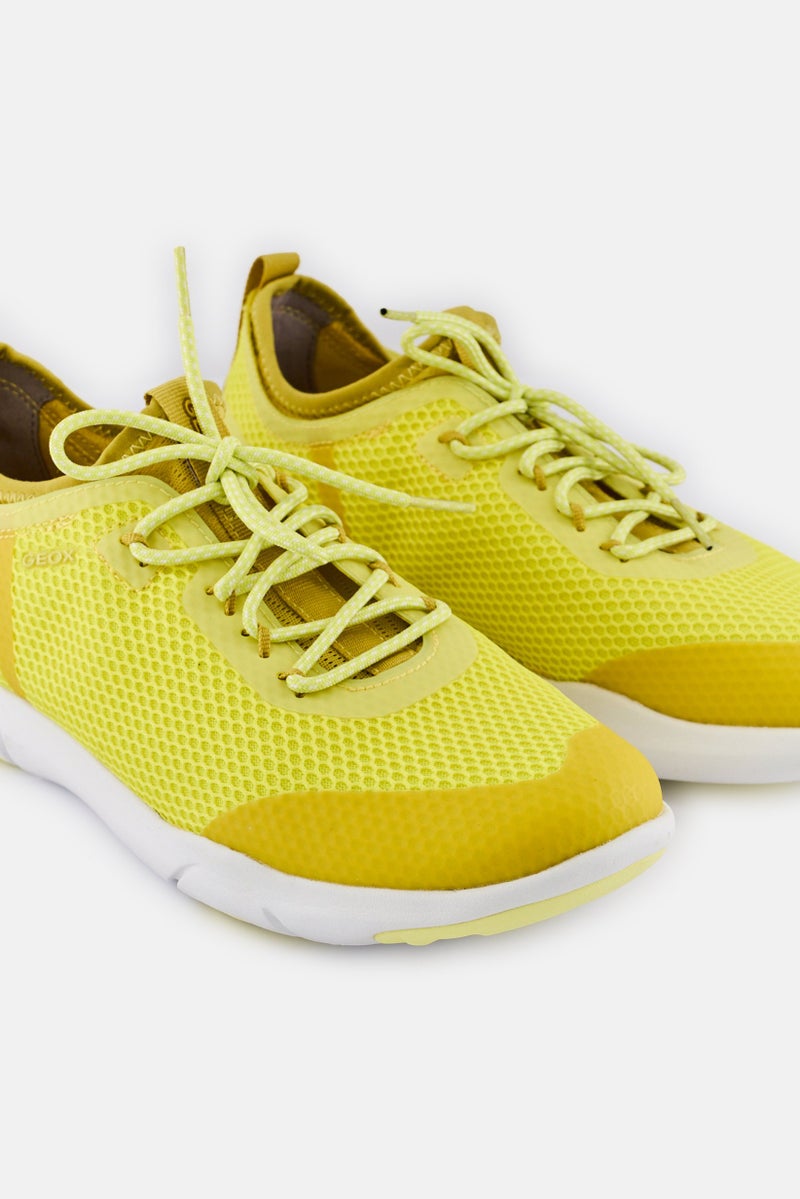 GEOX Men U Nebula X A Lace Up Casual Shoes, Yellow - Image 3