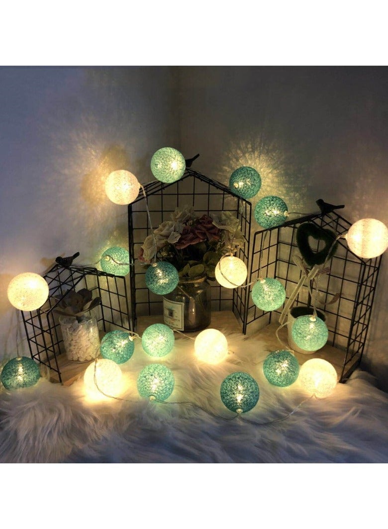 KUYING Bedroom Small Color String Light Flashing 3 Meters 20 Lights USB Version 