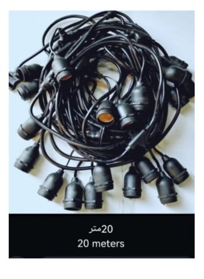 20 meter bulb holder with 20 bulb inputs - pzsku/ZDCD784316D72BBFEB17DZ/45/_/1737381517/cd826811-d3a9-4bfd-9e42-a89002961113