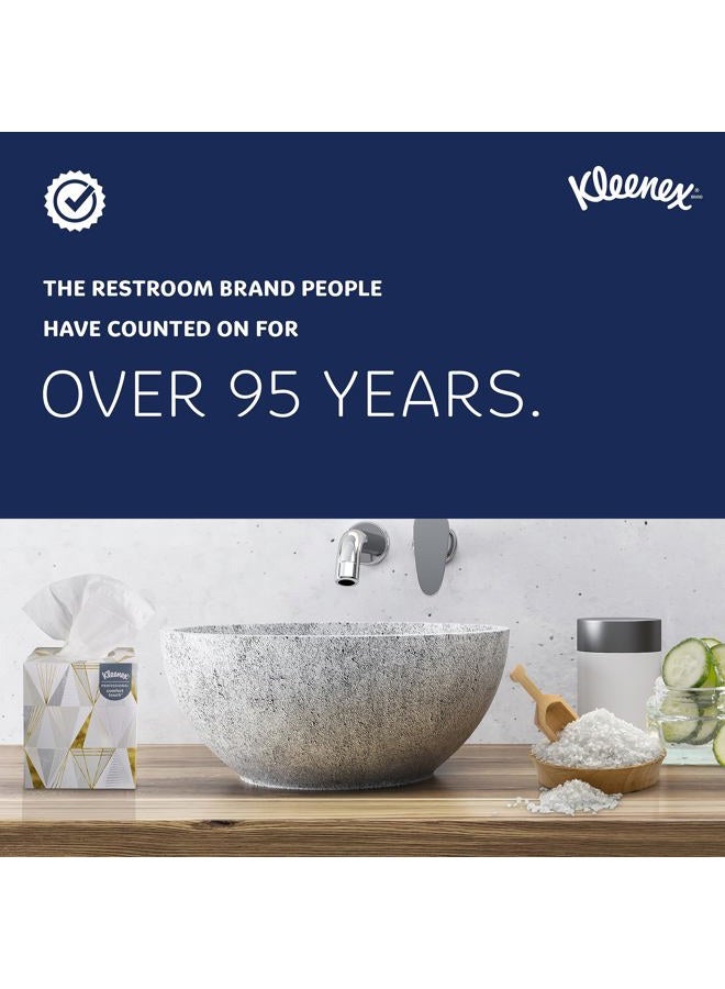 Kleenex Professional Anti-Viral Facial Tissue, Bulk (21286), 3-Ply, White, Upright Cube Boxed Format, Designed for Business (55 Tissues/Box, 3 Boxes) - Image 2