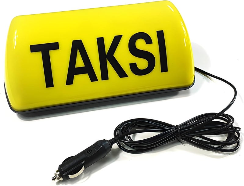 Mled Taxi Top Light, Easy Installation, Waterproof, Long-Lasting High-Visibility Taxi Sign, Usb Rechargeable Car Roof Light, Includes 3 M Usb Cable, Suitable For Various Car Roofs - Image 1