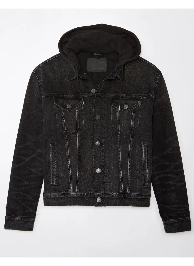امريكان ايجل Mid Wash Denim Trucker Jacket