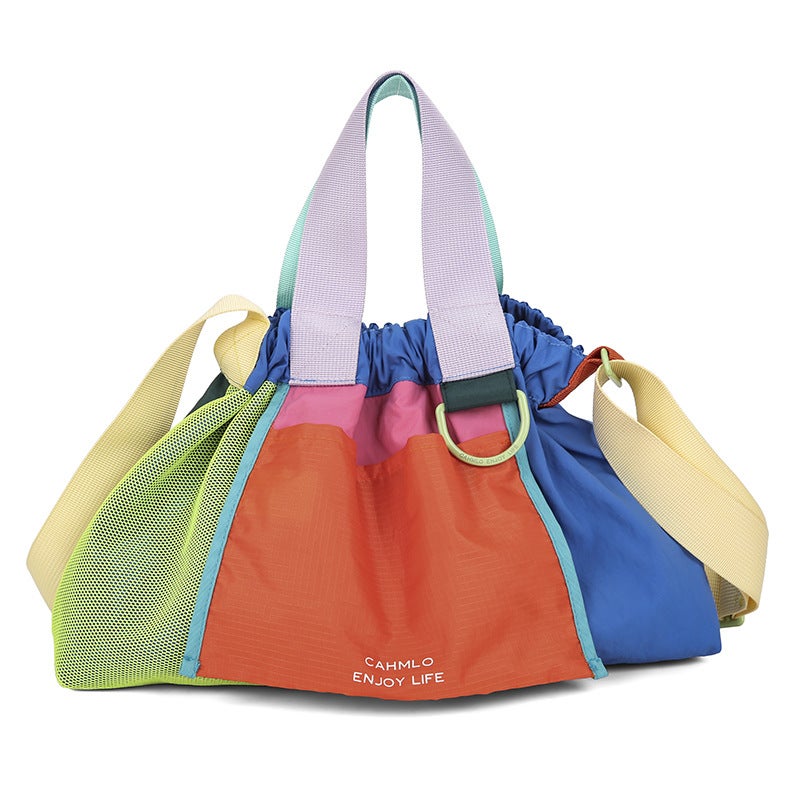 Women's Color Block Hobo Shoulder Bag - Image 5