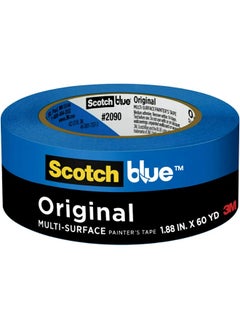 3M ScotchBlue Original Multi-Surface Painters Tape, 2 Inch Wide (1.88 In. x 60 Yds), 12 Rolls, Blue Paint Tape Protects Surfaces and Removes Easily, Masking Tape for Indoor and Outdoor Use (2090-48EC)  - Image 1