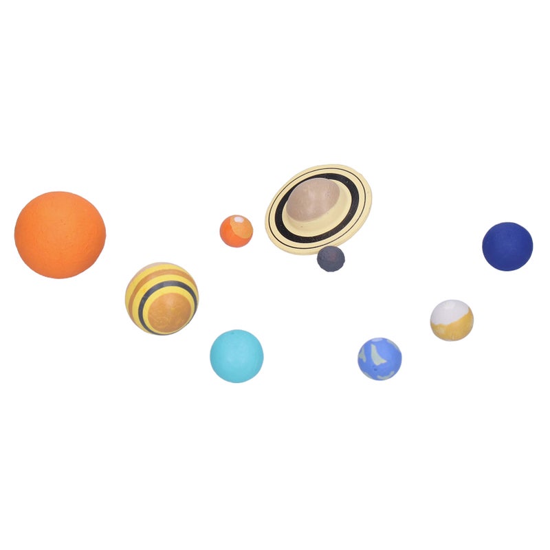 9pcs Solar System Teaching Model Planet Model Astronomy Science Educational Model Toy Set - Image 3