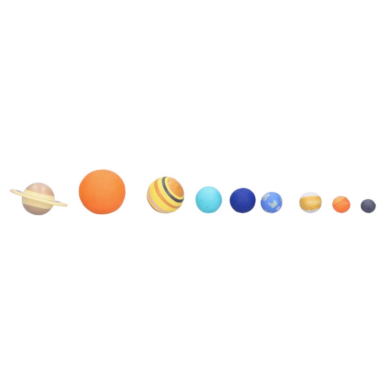9pcs Solar System Teaching Model Planet Model Astronomy Science Educational Model Toy Set - Image 1