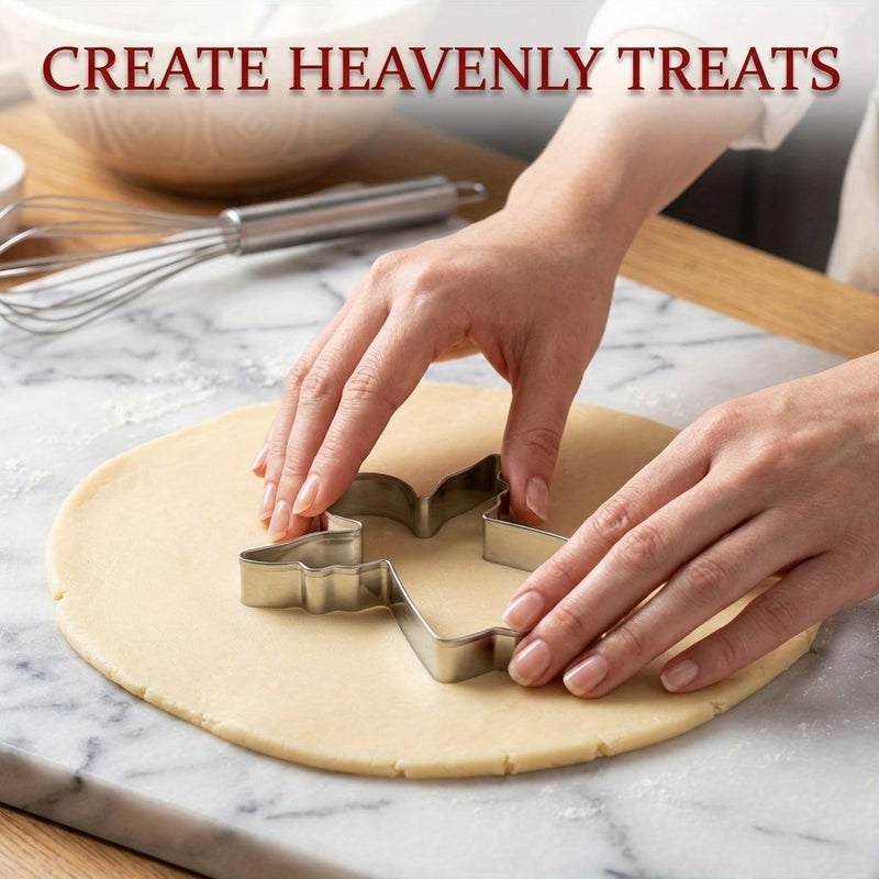 Extra Large Holy Wing Angel Shaped Cookie Cutter 430 Stainless Steel For Christmas Baking - Image 5